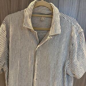 Jcrew men’s terry cloth button down